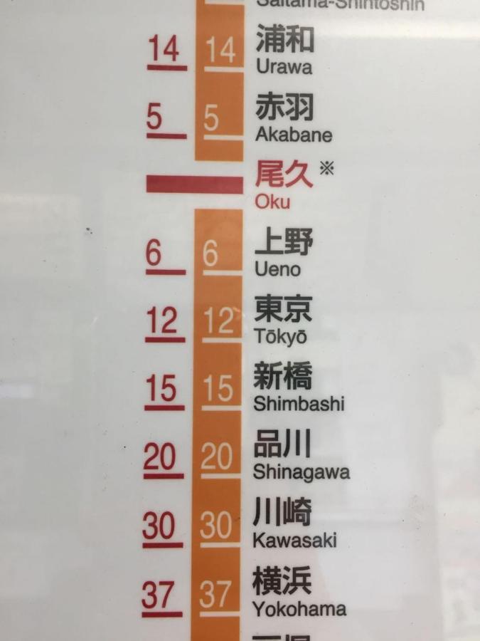 Oku Apartment Tokyo Eksteriør bilde
